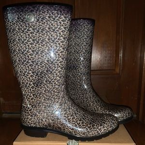 COPY - UGG Leopard Rain Boots SZ 12